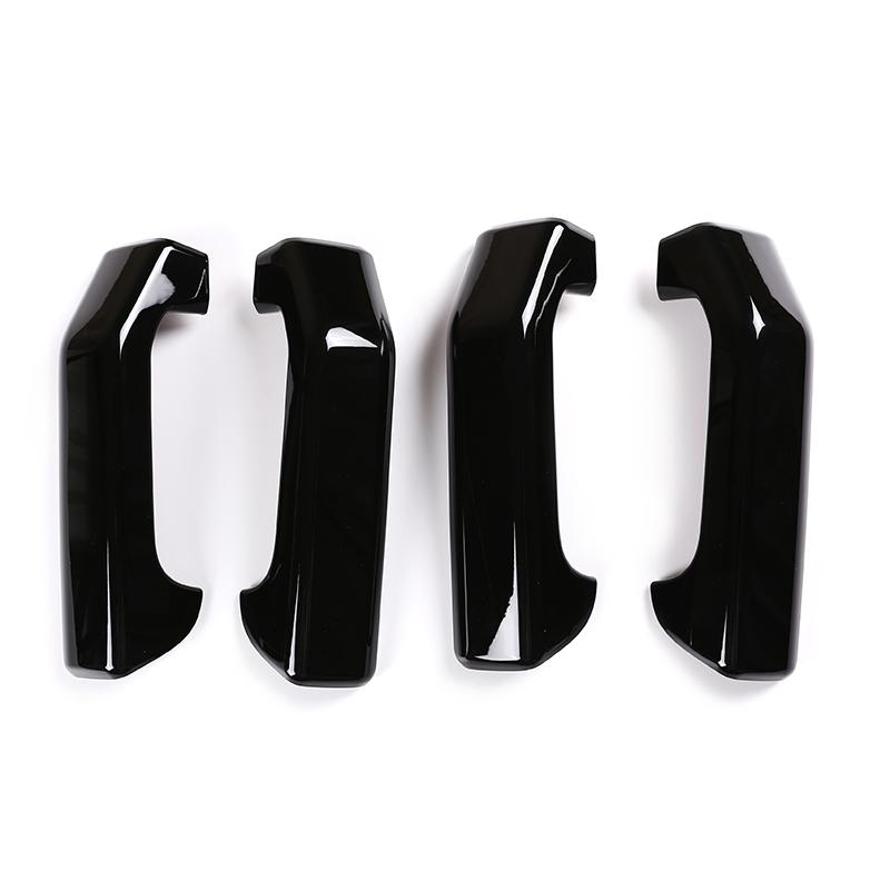 

For Land Rover Discovery 3 LR3 2004-2009 ABS Car Door Inner Handle Protection Decorative Cover Sticker Car Accessories чёрный