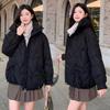 2026 New Down Cotton-Padded Jacket Women's Winter Short Outcoat Korean Parkas Thick Fashion Warm Cotton Padded Coat Ladies Tops