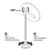 LED Makeup Mirror with Suction Cup, 360-Degree Swivel Flexible Gooseneck 10X Magnifying Foldable Precision Sharpness Mirror