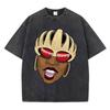 Rapper Missy Elliott Graphic T Shirts Fashion Hip Hop Vintage Washed Tshirt Unisex Casual Oversized Cotton Tshirts Streetwear