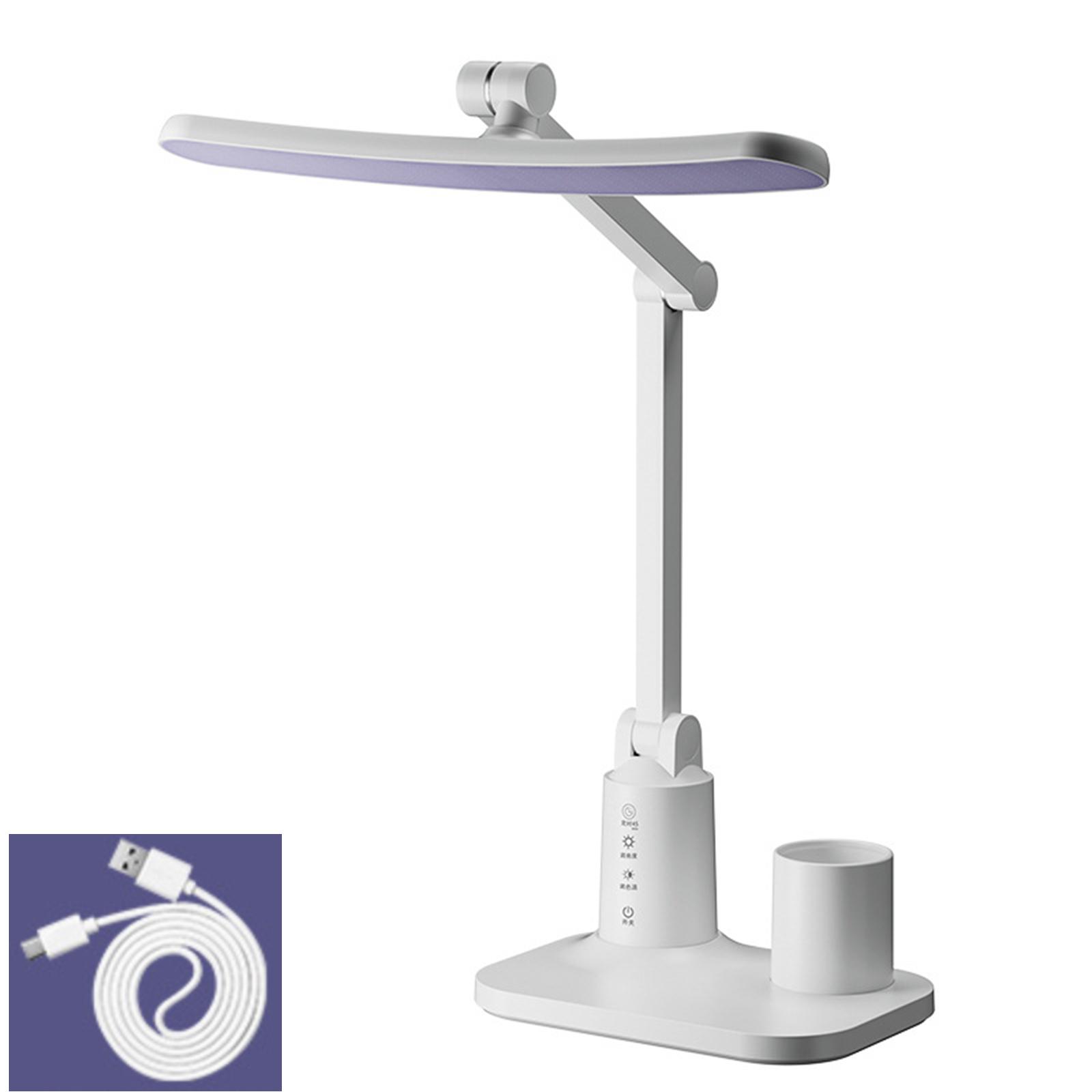 

Изогнутая настольная лампа для учебы студентов, складная лампа для чтения в общежитии, ночник с таймером зарядки Pro A