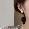 Shi Jia Mantou Lux Pearl Earrings 925 Silver Studs for Women 2024