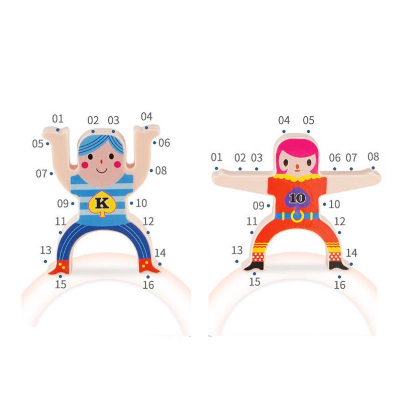 Diy Montessori Toys Balance Doll Building Blocks Board Stacking High Blocks Play Games Early Educational Toys For Children Kids
