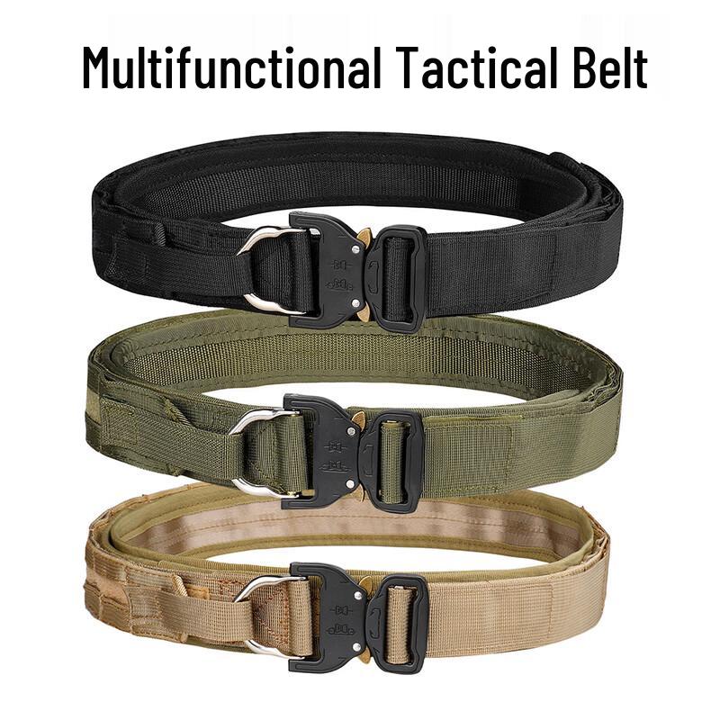 Ruilv Thickened Nylon Multi-functional Tactical Belt
