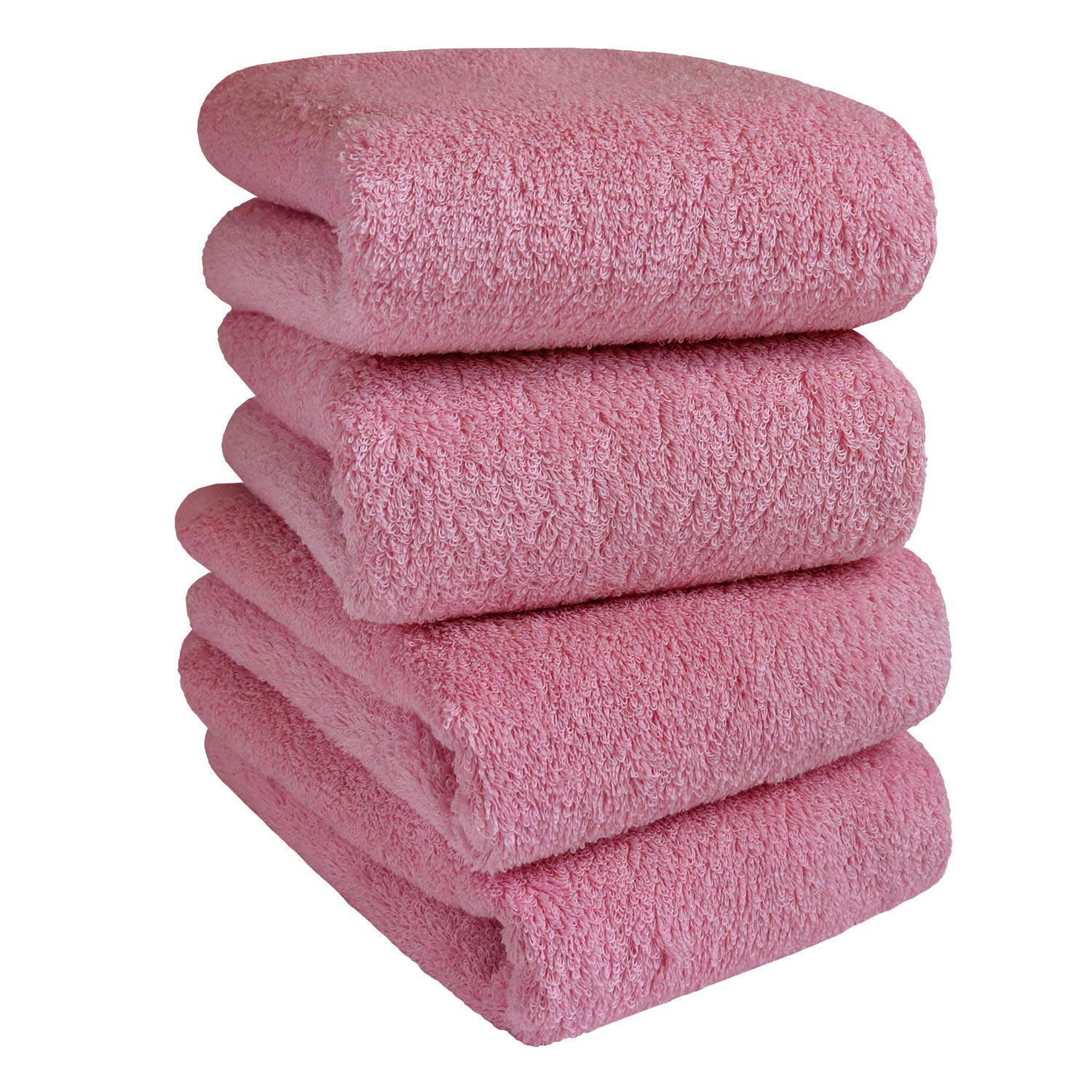 

hiorie Made in Japan Face Set of Premium Staple Instant Senshu Specialty Towel Certified (Hiorie) Hotel-Style Towels, Classy, 4, Rose, Fluffy,