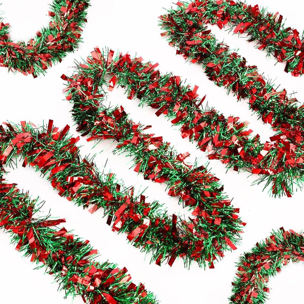 

2М Украшения Стрип Лента Рождественские Украшения Украшение на Елку Новогодние Принадлежности Красный Зеленый Рождественские Аксессуары Новый Год 2m красный