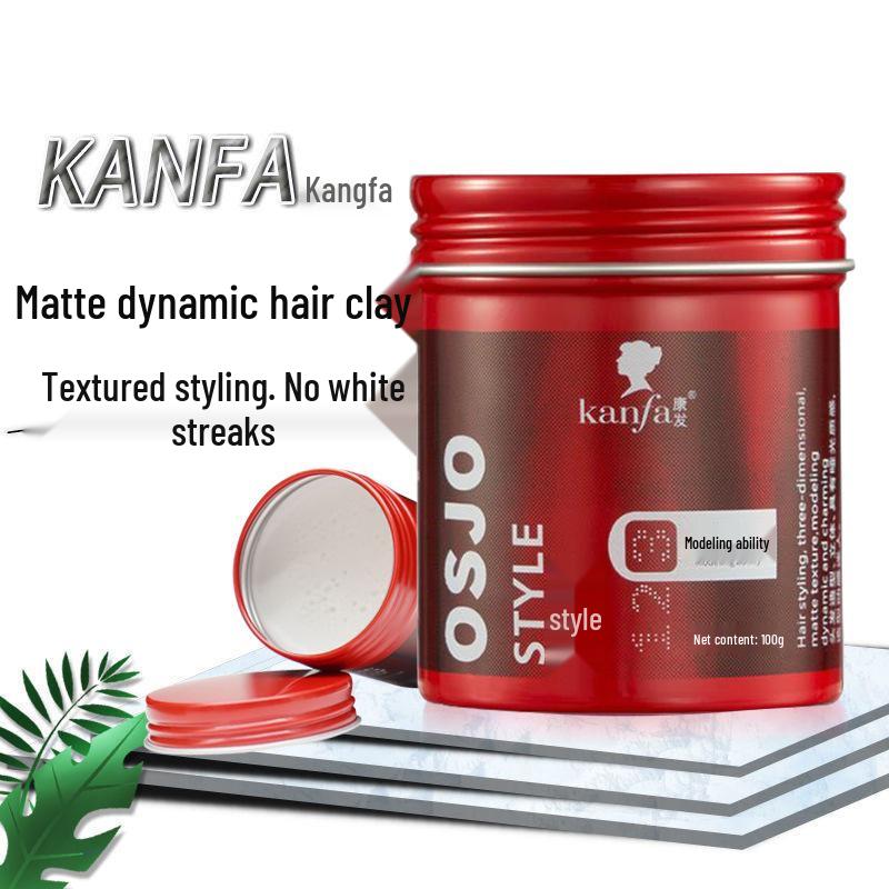 48-Hour Shipping: Kangfa Men s Long-lasting Volumizing Hair Styling Wax Gel with Fragrance 100g