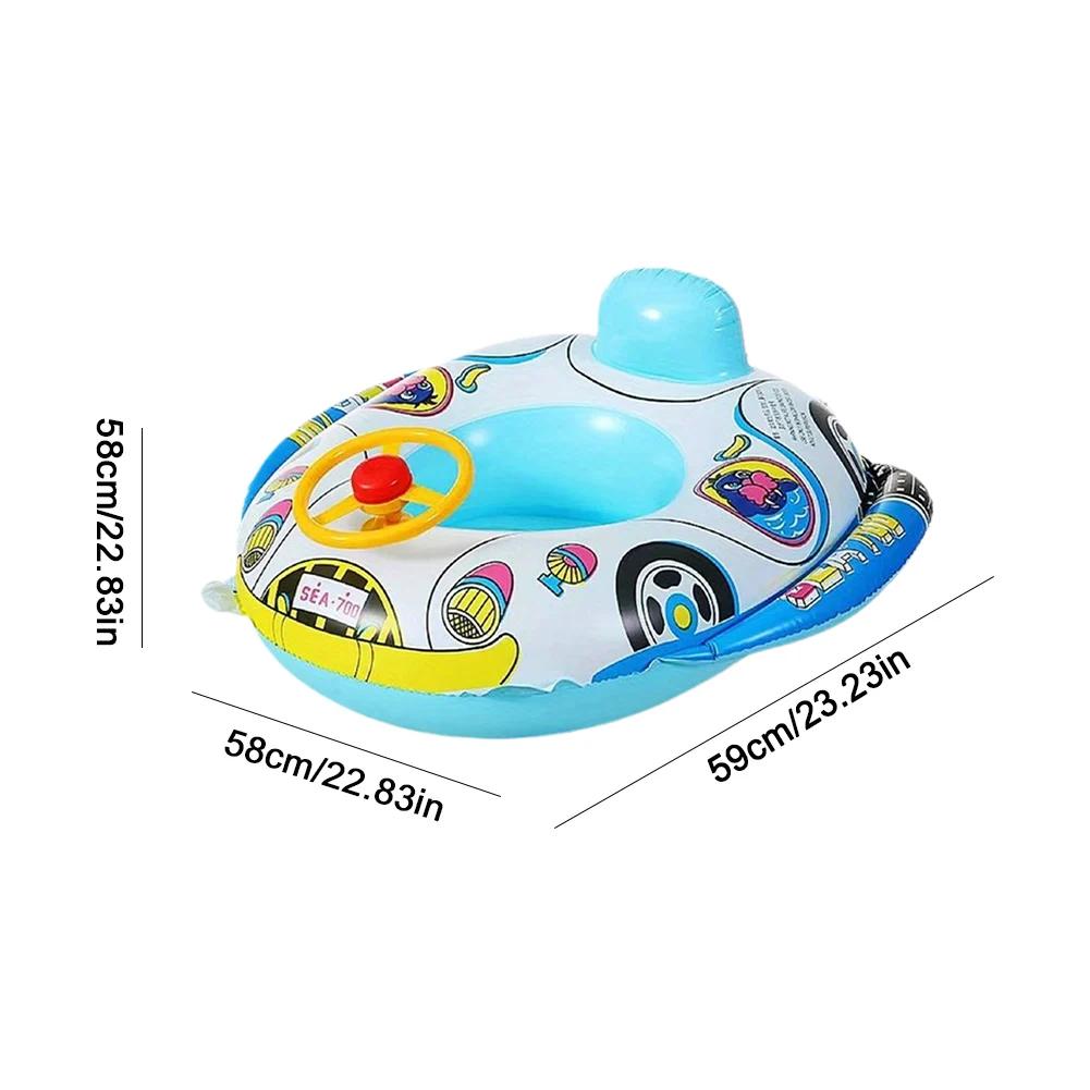 Float Swimming Ring for Kids Child Pool Toys Inflatable Pool Swimming Float Car Air Mattress Beach Party Pool Accessories