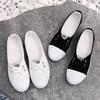 Versatile 2026 Spring Women's Low-Cut White Canvas Shoes - Korean Style, Breathable, Flat-Bottom