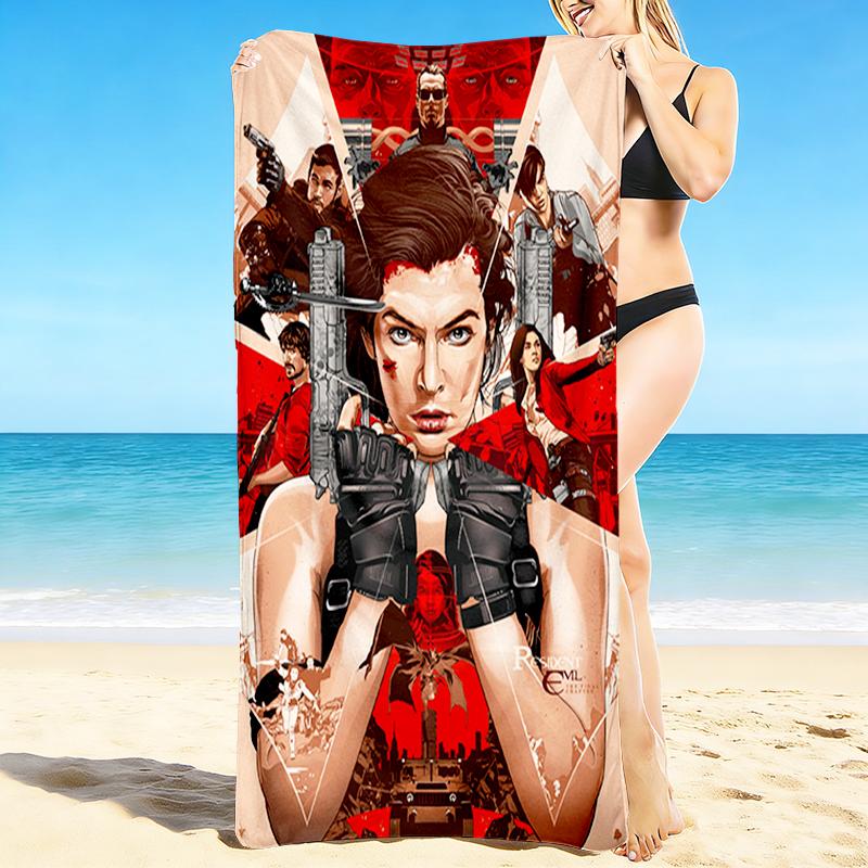 1Pc Future Soldier'S Odyssey Beach Towel Quick Dry Multiuse For Beach Pool Gym Yoga Home Travel Christmas Halloween Xmas Gift L1504
