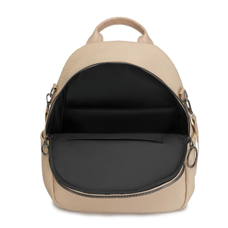 Solid Color Women's Multi-Function Backpack Large Capacity Commuter Travel Backpack