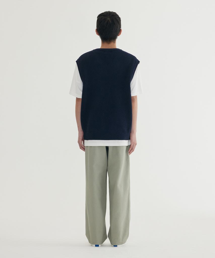 COVERNAT Knit Vest Heather Gray
