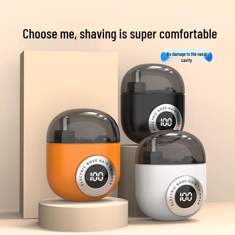 Men's Mini Electric Nose Hair Trimmer – Compact, Safe Nostril Hair Removal Device with Blade Head