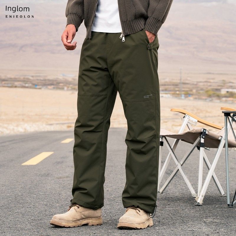 

Yingjuelun Chinese Large White Goose down Pants for Men, Outdoor Camping 90% down Straight-Leg Paratrooper Casual Trousers Prairie storm 2XL((Recommended 75-82.5kg))