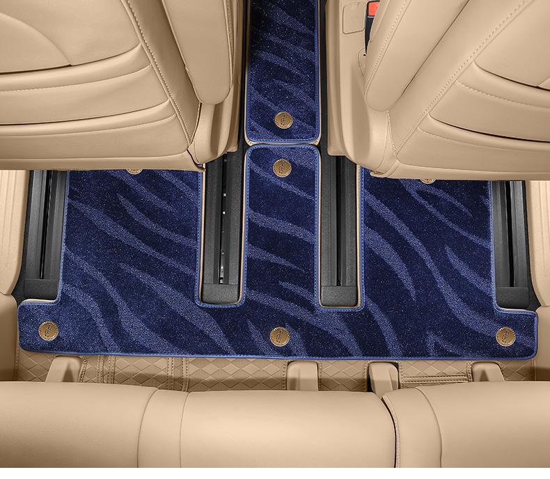 Custom Leather Floor Mats for 25 Buick GL8 Models - Full Coverage for Lu Shang New Energy Lu Zun PHEV/ES