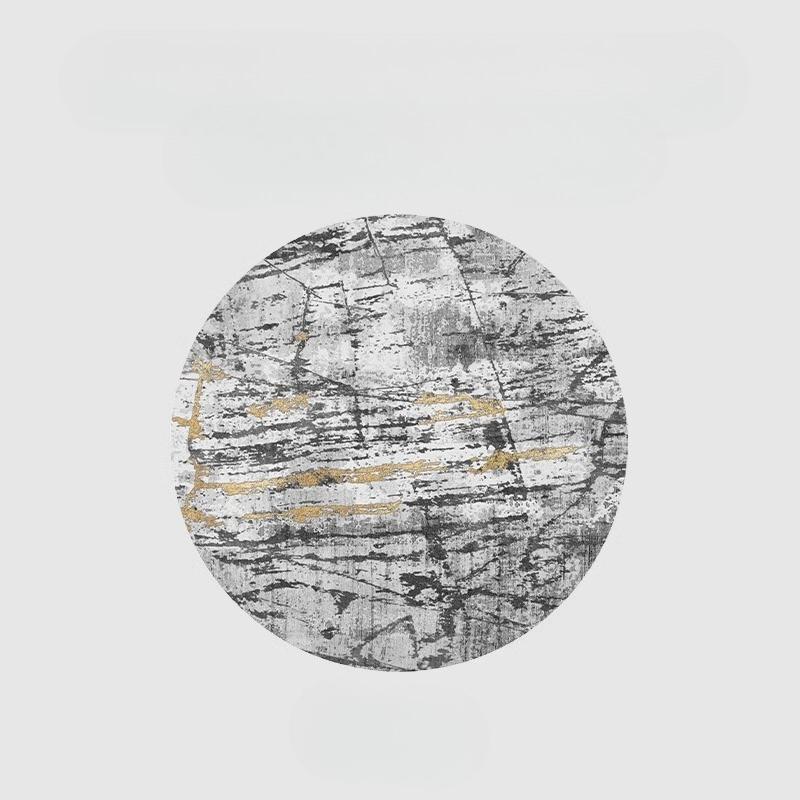 Light Luxury Rugs for Bedroom Nordic Style Living Room Decoration Round Carpet Home Fluffy Soft Rug Thick Plush Lounge Floor Mat