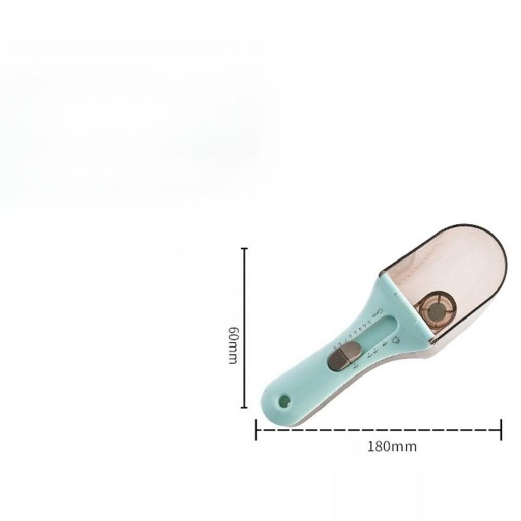 Adjustable Measuring Spoon, Kitchen Measuring Scoop with Ml & Tbsp/tsp Markings, Plastic Baking Measuring Spoons Set
