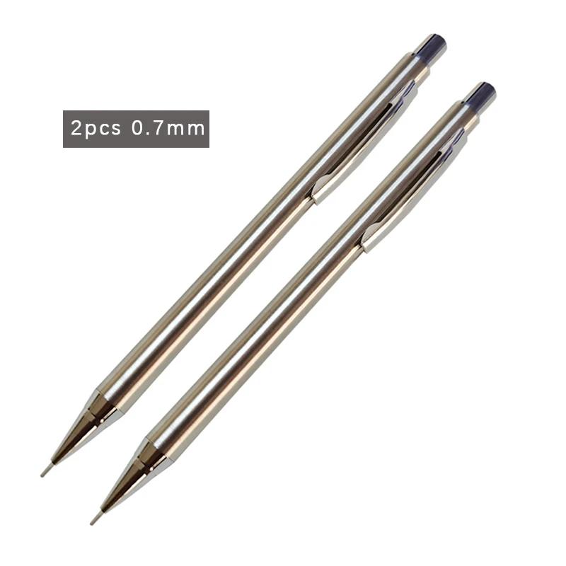 Vollmetall-Druckbleistift 0,3 mm/0,5 mm/0,7 mm/0,9 mm Hohe Qualität HB Automatik-Bleistifte Schreib-Schul-Bleistifte Bürobedarf