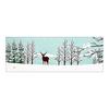Dyed Anbo Tenugui "Snowy Season Daytime" Genuinely Dyed 100% Cotton Tokuoka Made In Japan 35cm X 100cm