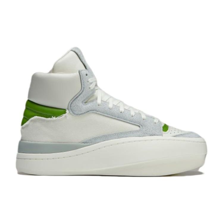 Adidas Y-3 Centennial High Team Rave Green Unisex Sneakers Cream Off-White Wonder-Silver IG0798