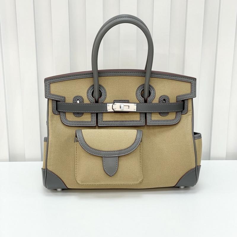

Крейзі-корова шкіра з кишенею з канвасу B19-30 канвас 30СМ 30cm