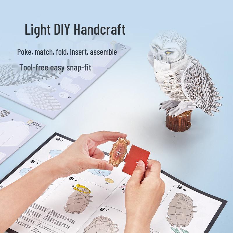 LoCube Nat Geo Kids 3D Turtle Jigsaw Puzzle - Rare Animal Model Toy