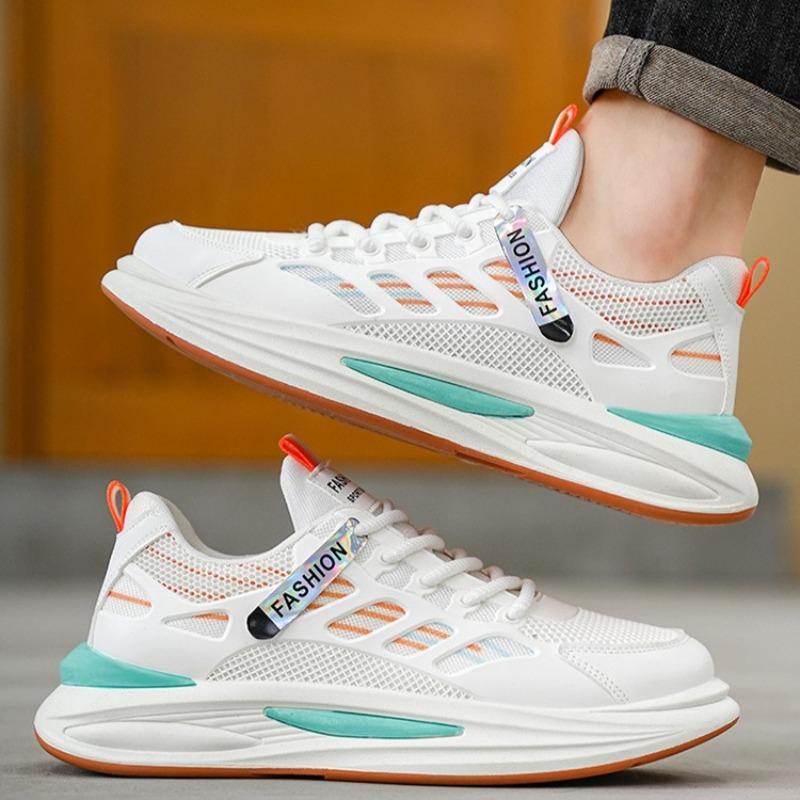 Fashion Men's Sneakers Breathable Mesh Shoes Lace Up Vulcanized Shoes Tennis Training Shoes for Men Sport Running Shoe Zapatillas Hombre