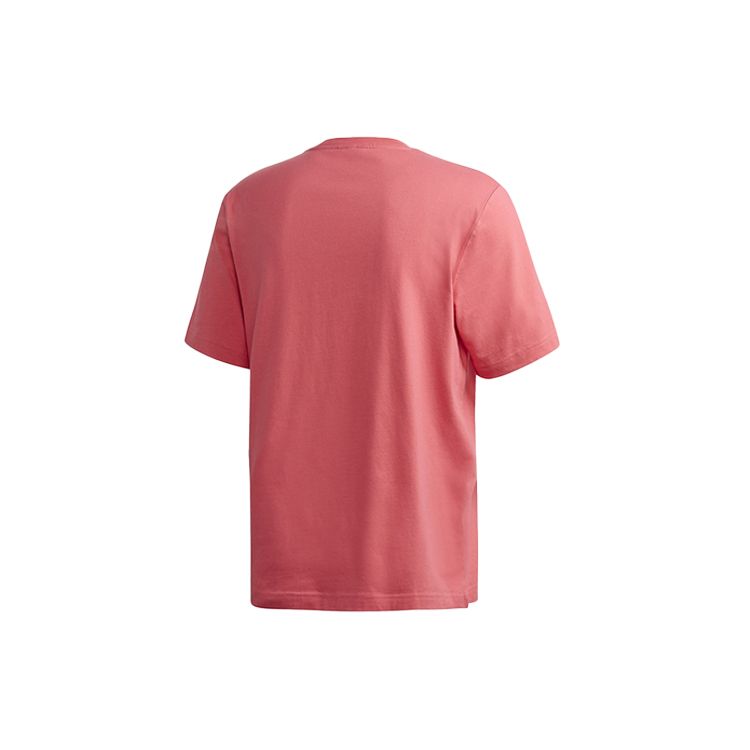 Adidas Originals Trefoil Sport Short Sleeve T-Shirt Men Tops Superior-Pink FM3695