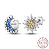 2025 New 925 Sterling copper Hoop Earrings Flowers Zircon Drop Earrings Stud For Woman Fine Birthday Wedding Party Zircon Gifts
