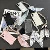 Silk Scarf Chain Strap Phone Case For Xiaomi Poco X7 Pro X6 X5 X4 X3 NFC GT X2 C75 C65 C55 Soft Shockproof Lanyard Cover