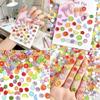 60Pieces Charm Handmade Keychain Pendant Fruit Slices Shape Decorative Pendant Craft Accessories Corrosion Resistant