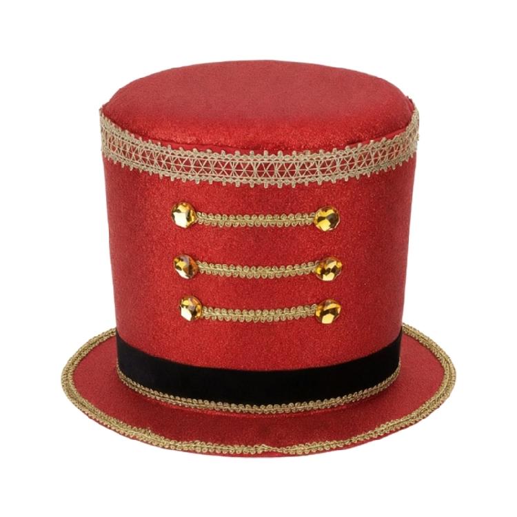 Majorette Hat Christmas Royal Guard Style For Cosplay Band Accessory In Multiple Color Combinations
