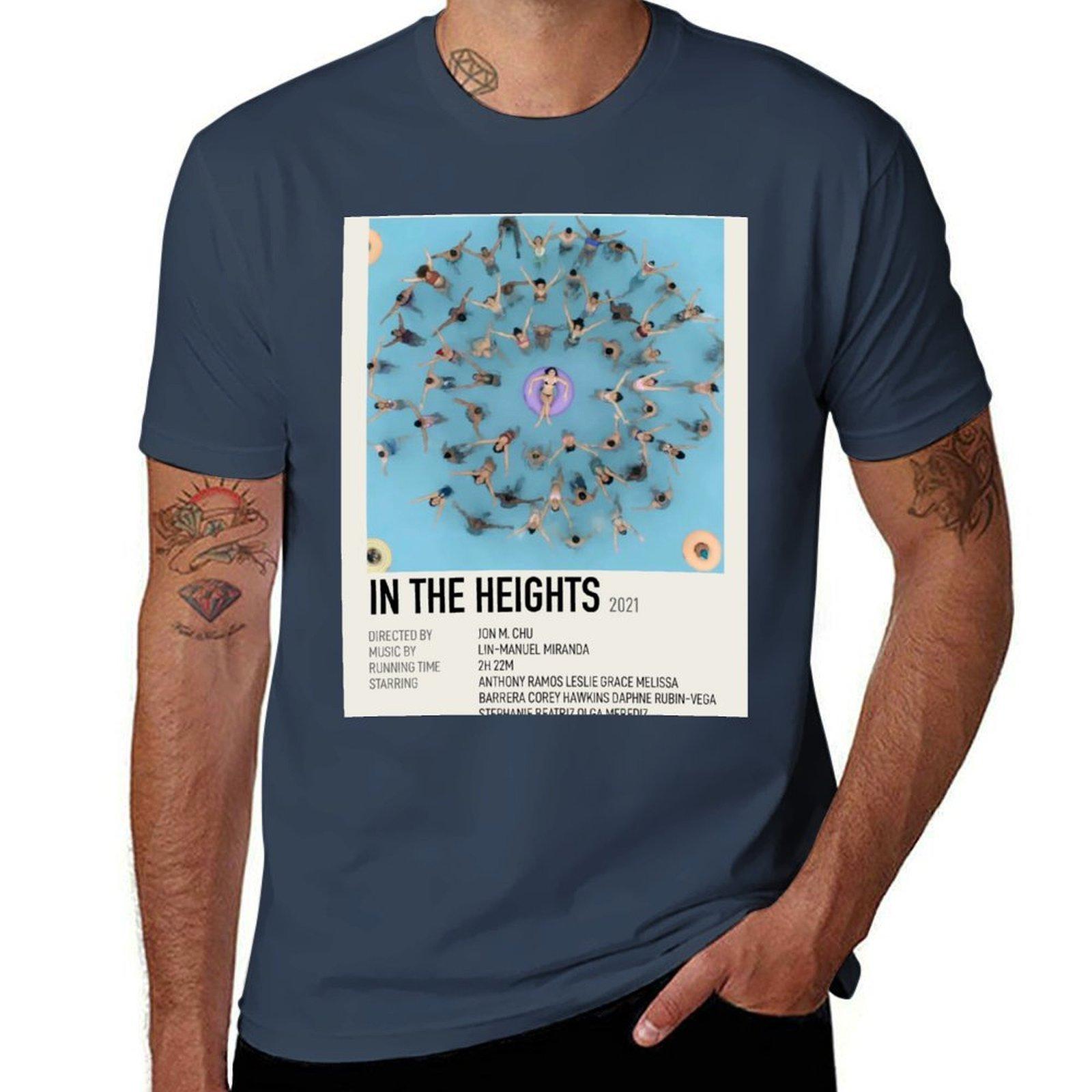 in the heights movie TShirt Sporty Breathable Short Sleeve TShirt S