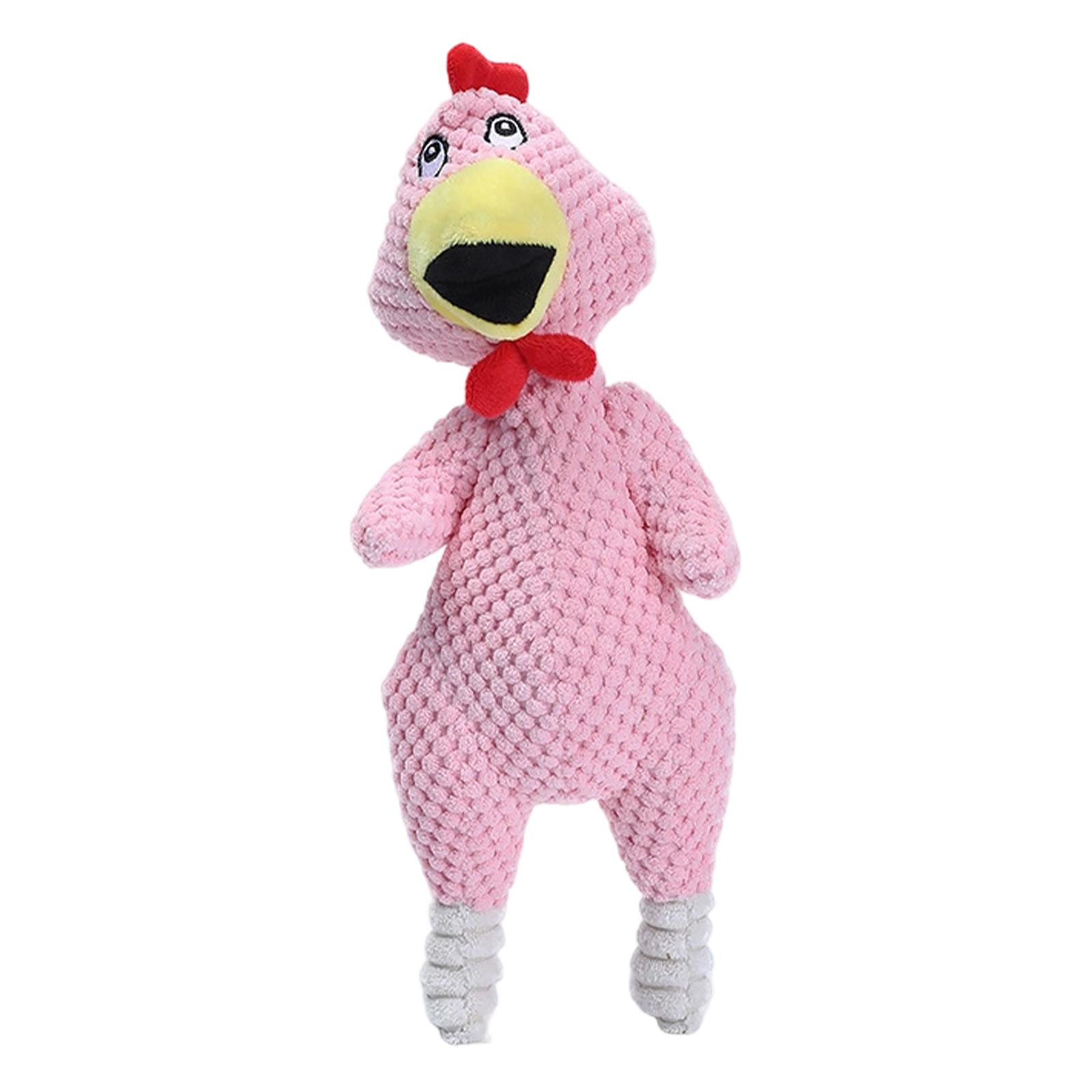 

Plush Squeaking Chicken Teeth-cleansing Pet Supplies Dog Toys one size