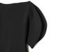 European Style Spring/Summer Women's Slim-Fit Round Neck Puff Sleeve Top