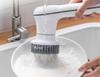Elektrische Reinigungsbürste, wasserdicht, für den Haushalt, multifunktional, für die Küche, leistungsstark, kabellos, Handgerät für Badezimmer, Fliesen,