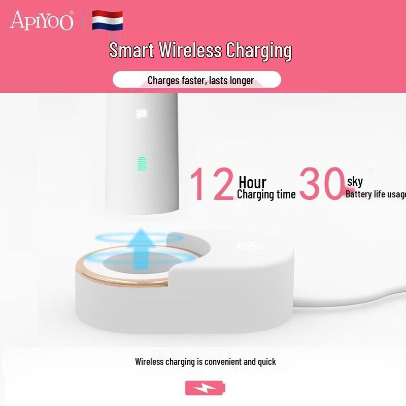 ApiYoo P7 Sonic Electric Toothbrush CN plug (adapter included)