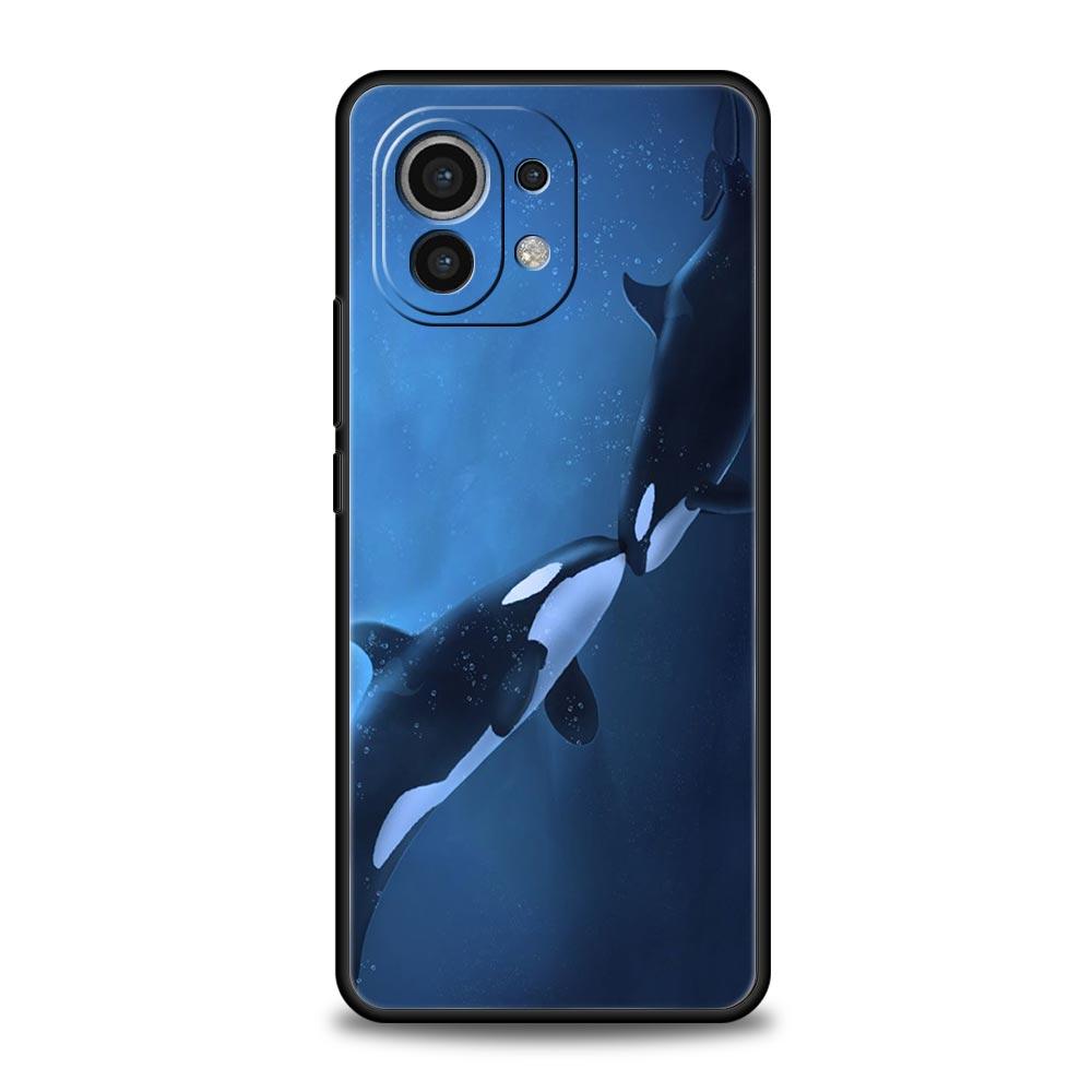 Orca ocean lovely killer whale Phone Case For Xiaomi 14 13T 12T Pro 12 13 11 Ultra Mi Note 10 Lite 10T 5G 11X Pro 11i 9T Cover