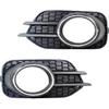 Chrom Nebelscheinwerferabdeckung Blende Zierleiste Für Volkswagen VW Tiguan 2012 2013 2014 2015 2016 2017 Ersatz 5N0853665J,5N0853666J