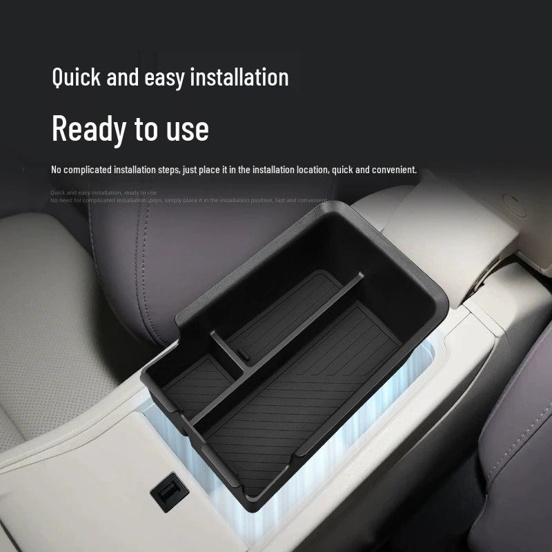 MG4 Armrest Box Interior Storage Trim & Accessories. PVS/ABS