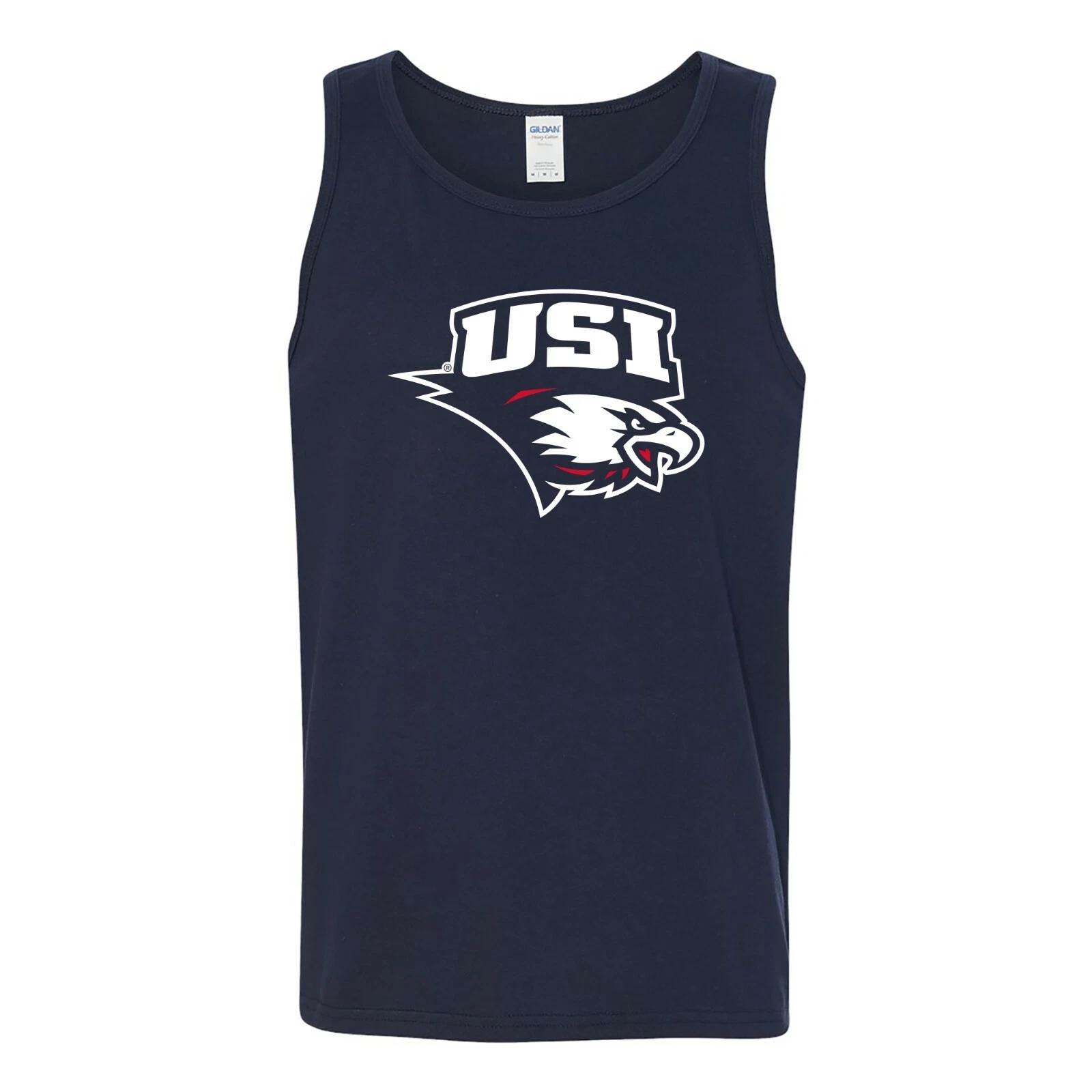 Southern Indiana Screaming Eagles Primary Logo Sports Team Tank Top - Navy M