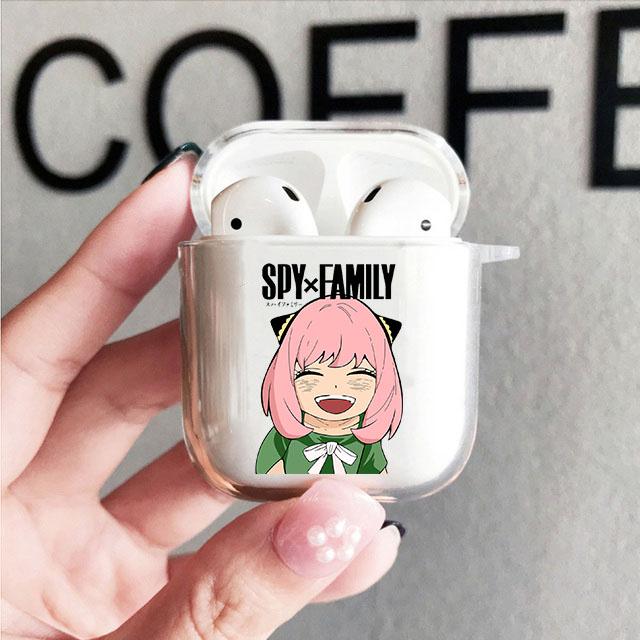 Anime SPY×FAMILY Hülle für Airpods 1 2 3 Pro Airpod Pro 2nd Kawaii Anya Schutzhülle Niedliche Cartoon Box Air Pod Cover Funda