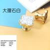 Handles Drawer Cabinet Furniture Kitchen Handles for Cabinet Knob Door Drawer Furniture Kitchen Knob Four-Leaf Clover Diamond