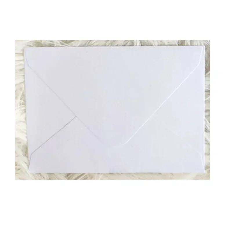 

10Pcs/Set Thank You Greeting Paper Envelopes Wedding Cards New Year Blessing Postcards Business Invitations Party Supplies 10pcs