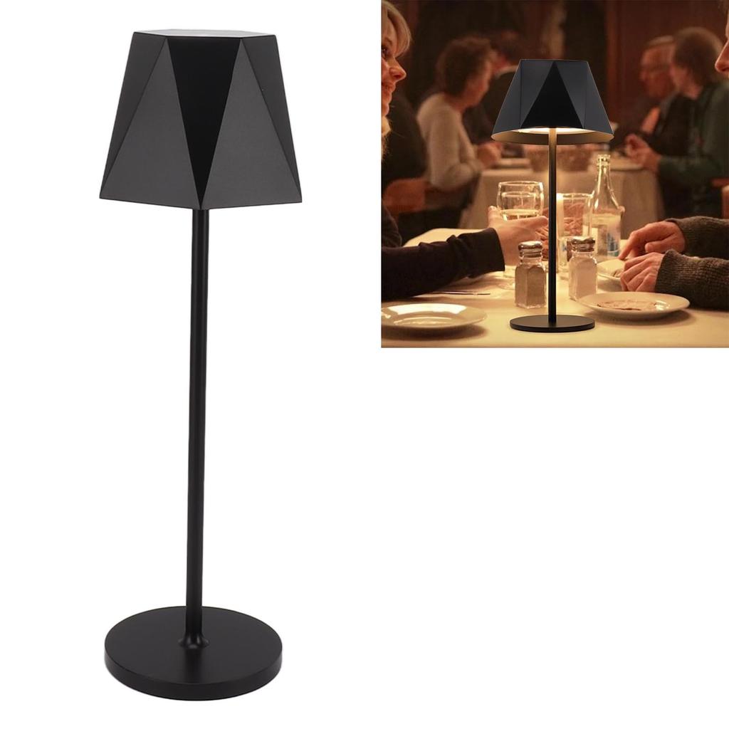 LED Cordless Table Lamp 5200mAh Rechargeable Battery Desk Lamp IP54 Waterproof Stepless Brightness Touch Control Table Light