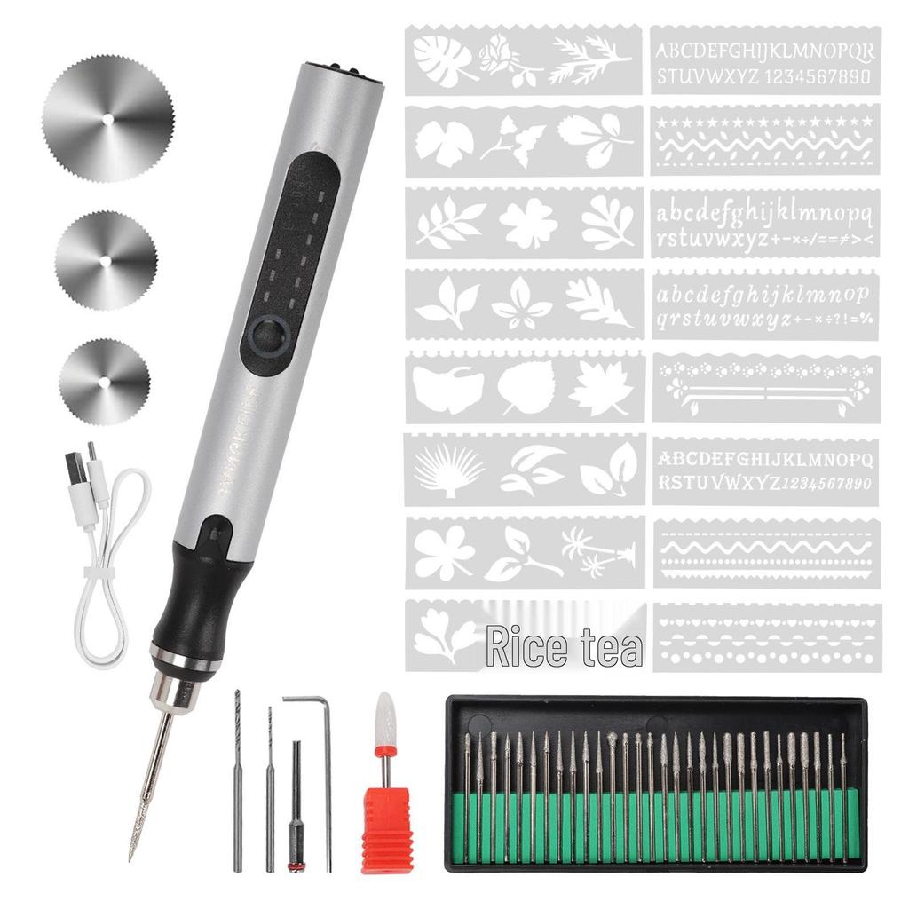 Electric Grinder Pen: Handheld Carving, Polishing & Engraving Tool for Jade & Wood