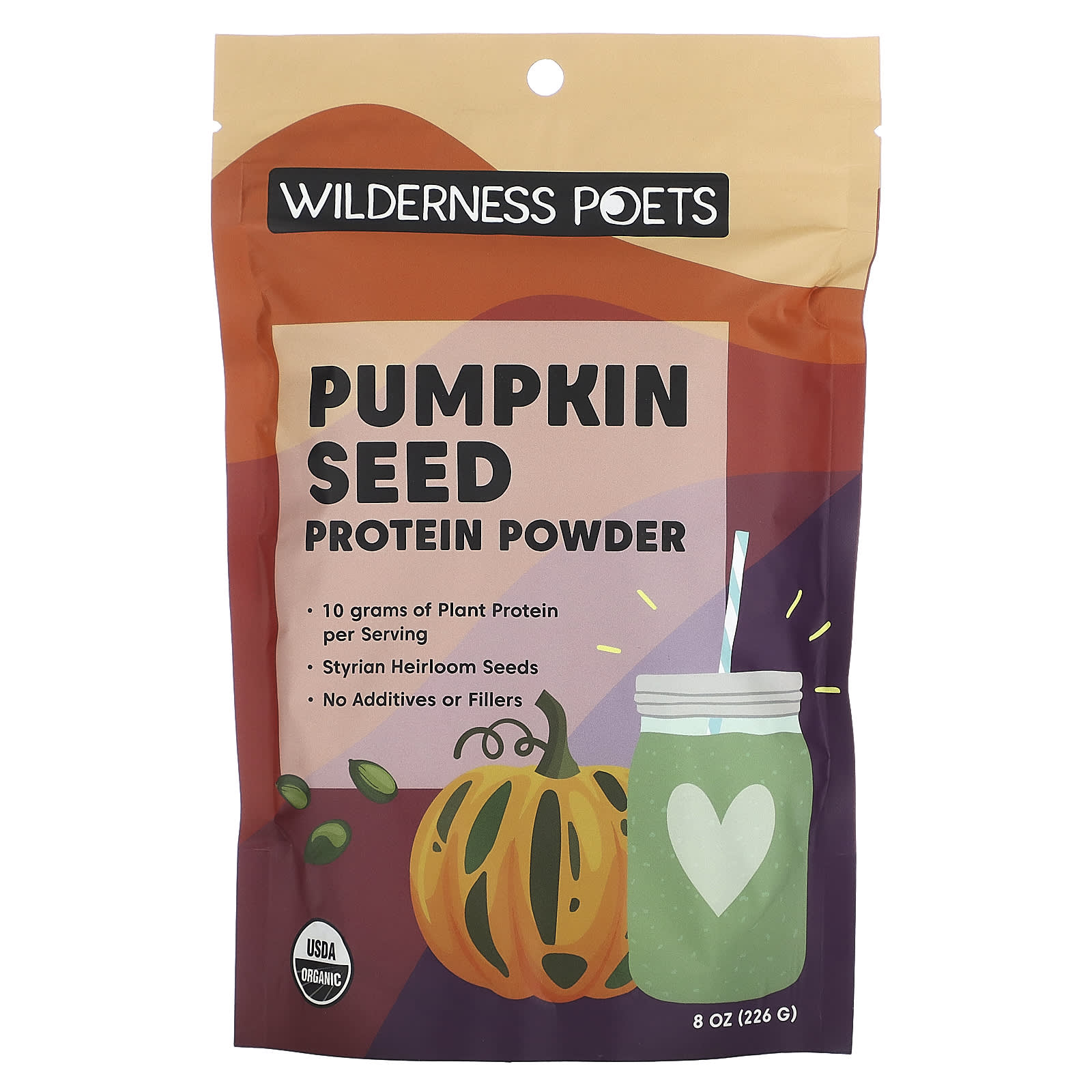 

Wilderness Poets, Organic Pumpkin Seed Protein Powder, 8 oz (226 g)