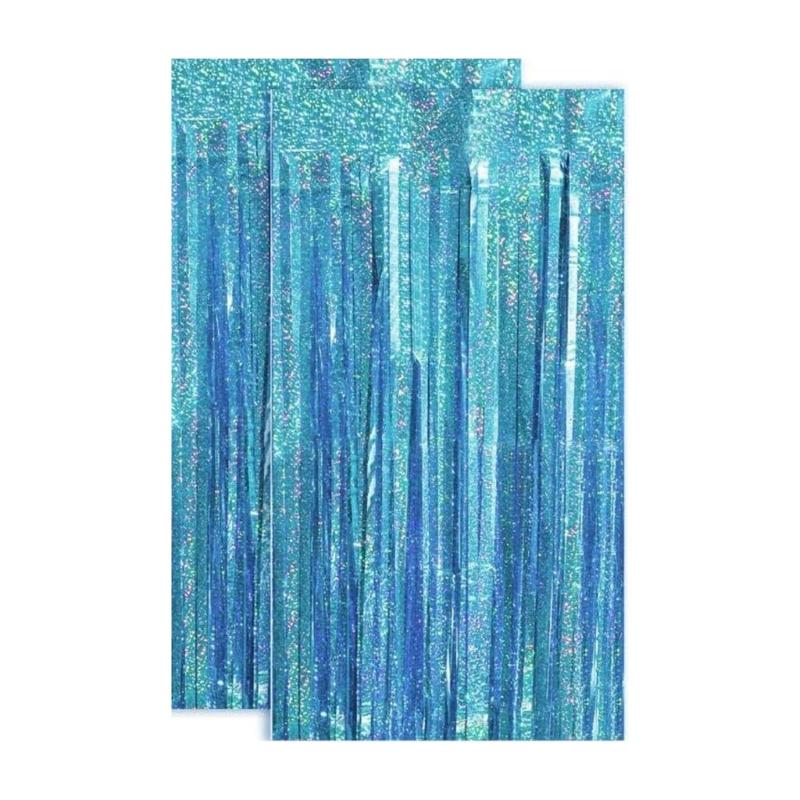 Metallic Tinsel Curtain for Birthday Wedding Use Holiday Celebration Decoration Hanging Streamers Party Backdrop