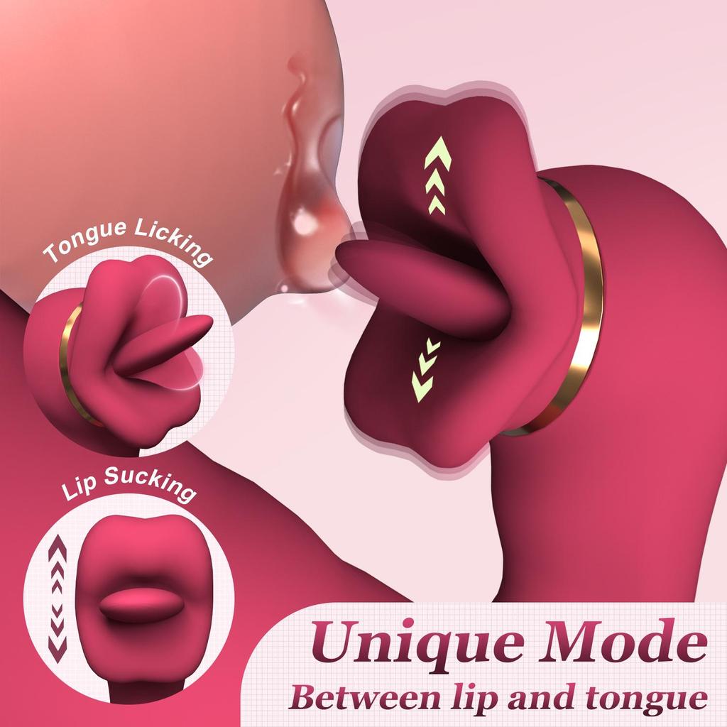 R420 Telescopic Vibrating Female Masturbator with Rotating Beads and Massage Wand