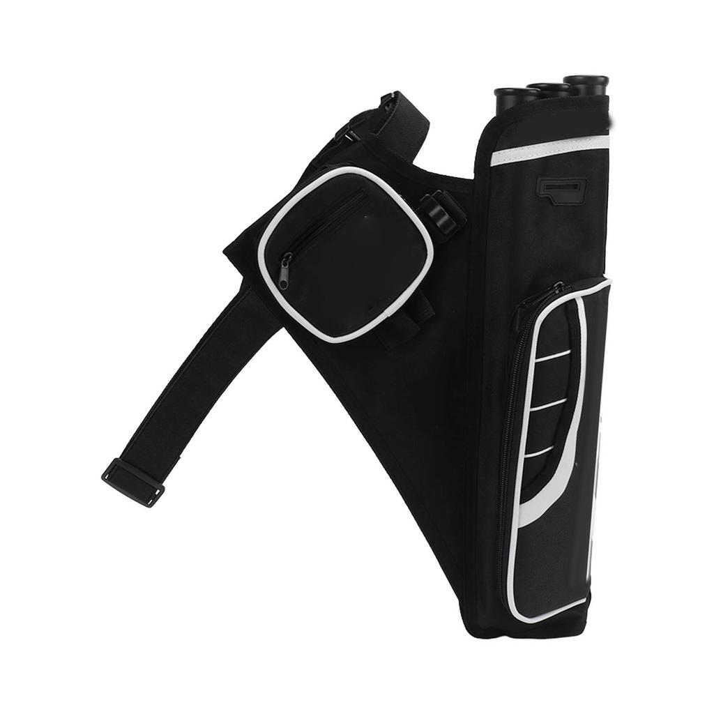 Bow and Arrow Pot Multidirectional Storage Portable Archery Arrow Holder Bag for HuntingBlack